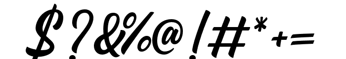 Halaney-Regular Font OTHER CHARS
