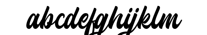 Halaney-Regular Font LOWERCASE