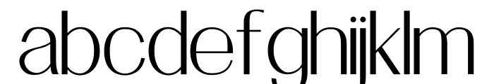 HalfbreD Sans-Serif Font LOWERCASE
