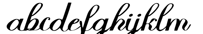 HalfesikaScript-Regular Font LOWERCASE