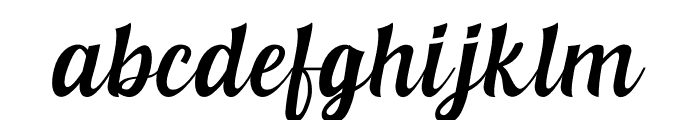 Halfmoon Italic Font LOWERCASE