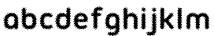 Halftone Font Bold Font LOWERCASE