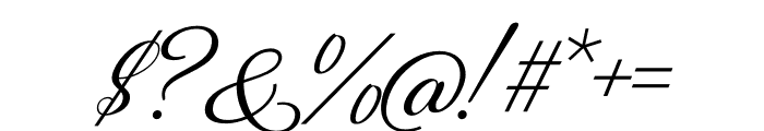 Halima Beautiful Italic Font OTHER CHARS