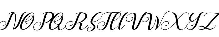Halima Beautiful Italic Font UPPERCASE