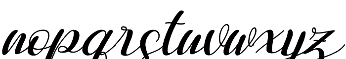 Halima Beautiful Italic Font LOWERCASE