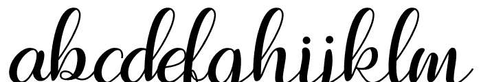 Halima Beautiful Font LOWERCASE