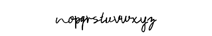 Halimi Signature Font Font LOWERCASE