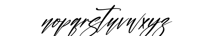 Halimunde Signature Italic Font LOWERCASE