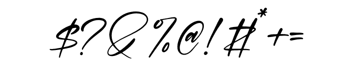 Halimunde Signature Font OTHER CHARS