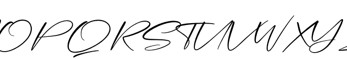 Halimunde Signature Font UPPERCASE