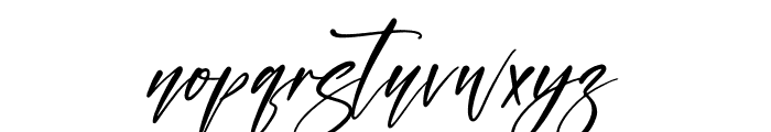 Halimunde Signature Font LOWERCASE