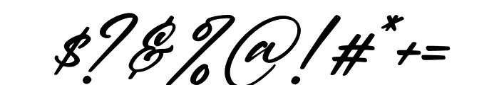 Halingtone William Italic Font OTHER CHARS