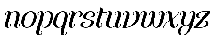 Haliskar Delisha Italic Font LOWERCASE