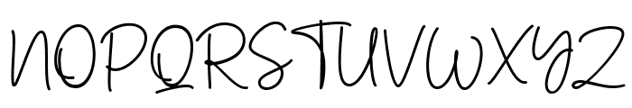 Halistine Signature Font UPPERCASE