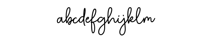 Halistine Signature Font LOWERCASE