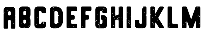 Halken Grunge Font UPPERCASE