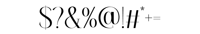 HallieThompson-Serif Font OTHER CHARS