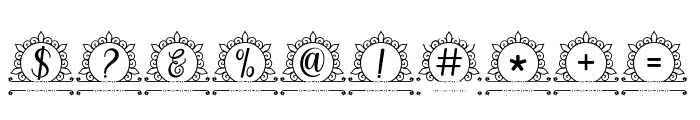 Hallina Monogram Font OTHER CHARS
