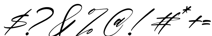 Hallison Italic Font OTHER CHARS