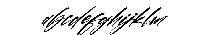 Hallison Italic Font LOWERCASE