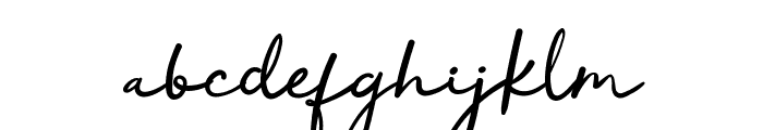 Hallmark Regular Font LOWERCASE