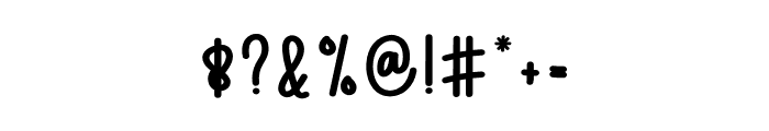 Hallo Autography Font OTHER CHARS