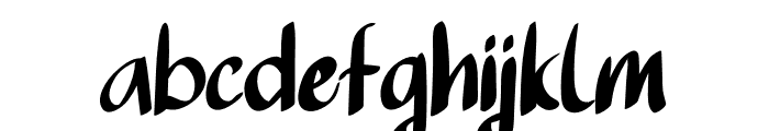 Hallo Butterfly Font LOWERCASE