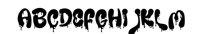Hallo Drip Font UPPERCASE