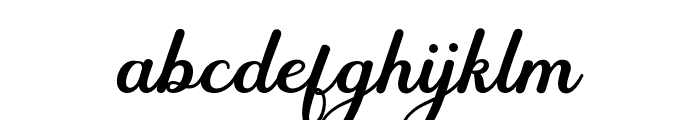 HalloDainty-Regular Font LOWERCASE