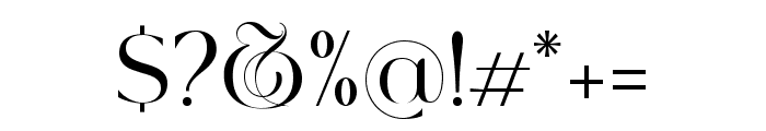 Hallosca Serif Typeface Regular Font OTHER CHARS