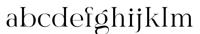 Hallosca Serif Typeface Regular Font LOWERCASE