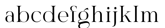 HalloscaSerifTypeface-Regular Font LOWERCASE