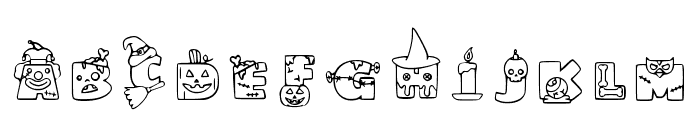 Halloween 4 Regular Font UPPERCASE