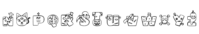 Halloween 4 Regular Font UPPERCASE