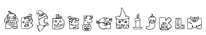 Halloween 4 Regular Font LOWERCASE