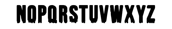 Halloween Bloody Font 2 Regular Font LOWERCASE