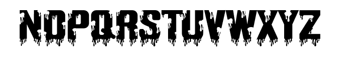 Halloween Bloody Font LOWERCASE