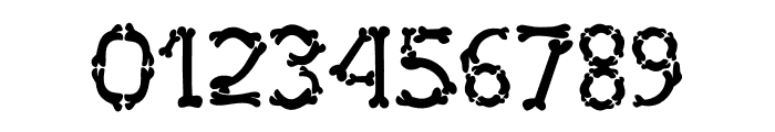 Halloween Bones Font OTHER CHARS