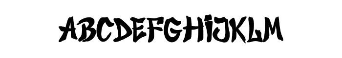 Halloween Broomstick Font LOWERCASE