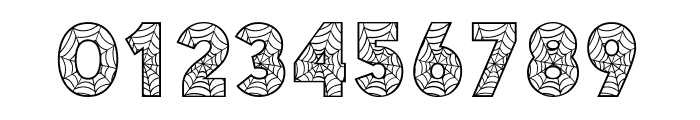 Halloween Cobwebs Two Font OTHER CHARS