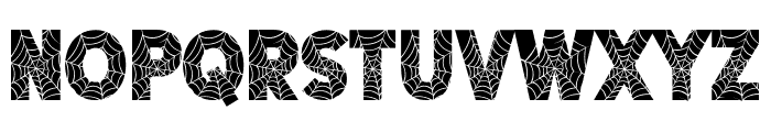 Halloween Cobwebs Font LOWERCASE