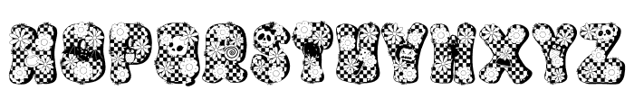 Halloween Daisy Font LOWERCASE