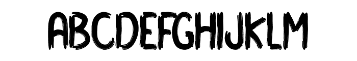 Halloween Day Font UPPERCASE