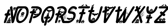 Halloween Decorative Regular Italic Font UPPERCASE