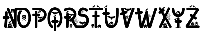 Halloween Decorative Regular Font UPPERCASE