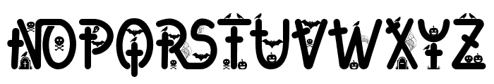 Halloween Decorative Regular Font LOWERCASE