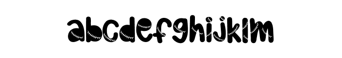 Halloween Face Font LOWERCASE