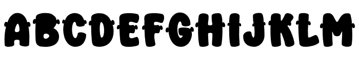 Halloween Franken Font UPPERCASE