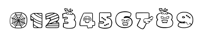 Halloween Free Regular Font OTHER CHARS