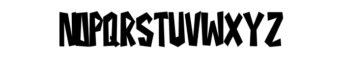 Halloween Ghost Display Font LOWERCASE